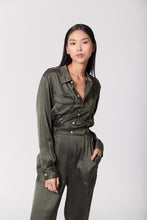 Load image into Gallery viewer, Utility Jumpsuit Long - Olive Green
