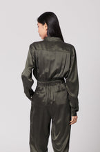 Load image into Gallery viewer, Utility Jumpsuit Long - Olive Green
