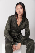 Load image into Gallery viewer, Utility Jumpsuit Long - Olive Green
