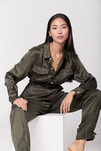 Load image into Gallery viewer, Utility Jumpsuit Long - Olive Green
