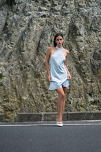 Load image into Gallery viewer, Mini Crepe Halter Dress
