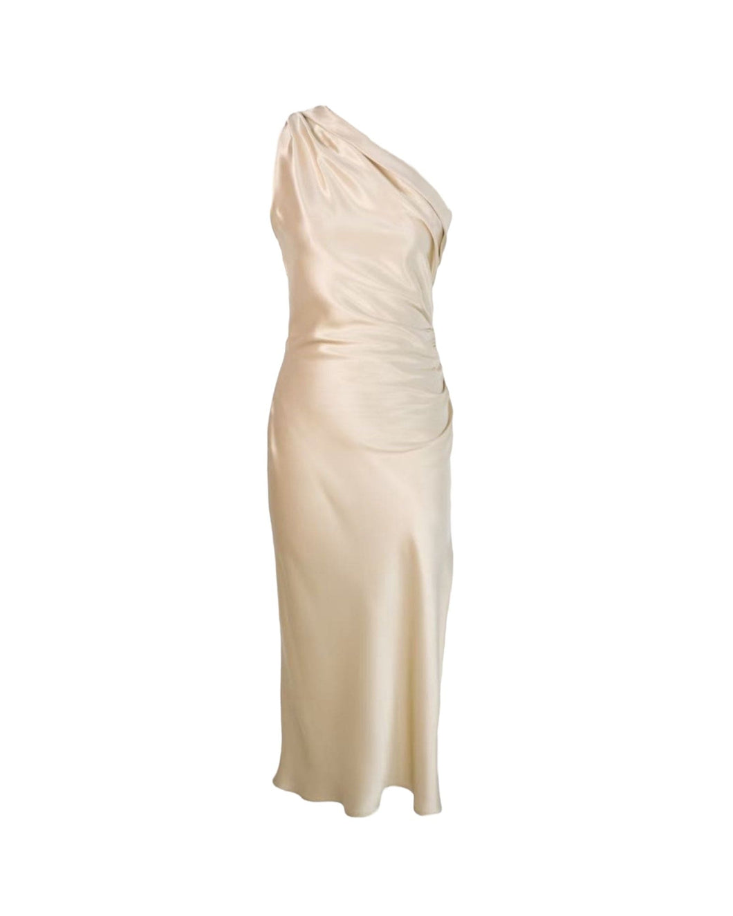 Aria Asymmetric Dress - Charmeuse Silk