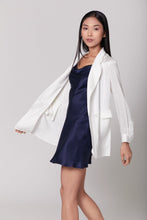 Load image into Gallery viewer, Anaphe Blazers White Ultra Light Weight Silk Blazer
