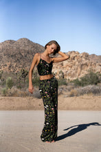 Load image into Gallery viewer, Anaphe Camisole Hera Cross Open Back Cowl Camisole - Enchanted Print
