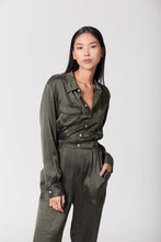 Load image into Gallery viewer, Anaphe Jumpsuit Utility Jumpsuit Long - Olive Green
