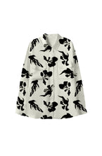 Load image into Gallery viewer, Anaphe Shirts &amp; Tops Boyfriend Oversized Silk Shirt - Koi Print
