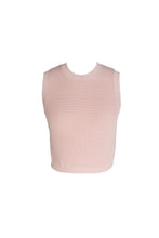 Load image into Gallery viewer, Anaphe Shirts &amp; Tops Medium Knit Crop Top - Rose Pink (55% Silk 45% Organic Cotton)
