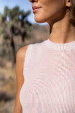 Load image into Gallery viewer, Anaphe Shirts &amp; Tops Medium Knit Crop Top - Rose Pink (55% Silk 45% Organic Cotton)
