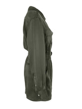 Load image into Gallery viewer, Anaphe  XS (UK8) Utility Jumpsuit Short - Olive Green
